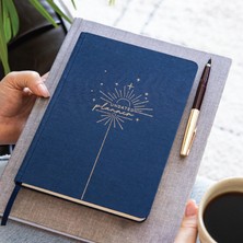 Paperora A5 Keten Süresiz Planlayıcı Ajanda Lacivert