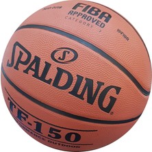 Spalding TF-150 Basketbol Topu Perform Fiba Logolu (83-599Z), Turuncu/siyah, 5 Numara