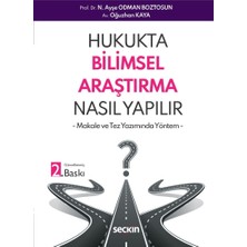 Hero Hukukta Bilimsel Araştırma Nasıl Yapılır?: Makale ve Tez Yazımında Yöntem