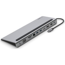 Belkin Usb-C Hub, 11'i 1 Arada Çoklu Bağlantı Noktalı Adaptör Yuvası, 4K Hdmı, Displayport, Vga, USB