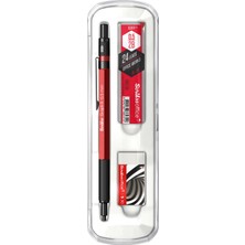 Scrikss Graphx 3'lü Set Versatil Kalem 0.5 mm Kırmızı, Silgi, Min.