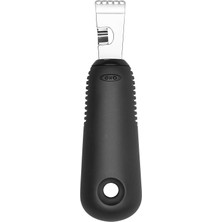 Oxo - Good Grips Soyma Bıçaklı Limon Rendesi ve Limon Kabuğu Soyma Aleti, Siyah