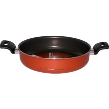 Moneta Zecchıno Kısa Tencere 28 cm + Cam Kapak