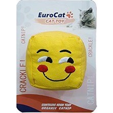 Eurocat Kedi Oyuncağı Gülen Smiley Küp 6 cm