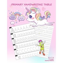 Hero Primary Handwriting Tablet: 110 Blank Writing Sheets For Kindergarten To 3rd Grade Students (Large 8