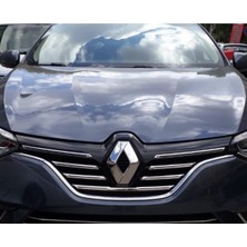 Hero Btm Otomotiv (603)4 Ön Panjur Kromu 5 Parça P. Çelik 2016-2020 Renault Megane ile Uyumlu