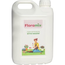 Floramix Çiçekli Bitkiler Için Özel Organik Bitki Besini 5 Litre