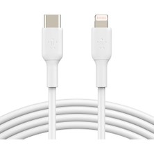 Belkin Usb-C - Lightning Kablosu (Hızlı Şarj Kablosu) Hızlı Şarj Mfi Sertifikalı Usb-C Kablosu (Beya