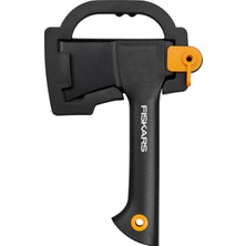 Fiskars Kamp Baltası, Masif, Taşıma Çantası Ile, Yapışmaz Kaplama, Çelik Bıçak/fiberglas Plastik Sap
