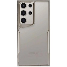 Uravas Store Samsung Galaxy S25 Ultra Kılıf Boyi Silikon Kapak - Titan Gri