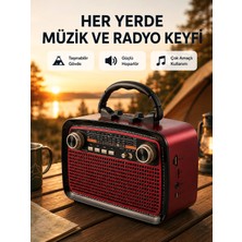 Uravas Store Kablosuz Bluetooth Hoparlör – Yüksek Ses Kalitesi, Uzun Pil Ömrü, Fm ve Am Radyo Fonksiyonu
