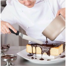 Hereveoyuncak Eğik Pastaa Sıvama Spatulası Metal 33 cm
