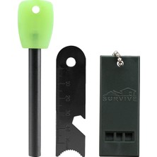 Renas Store Survive Magnezyum Çubuğu Ateş Başlatıcı Çakmak Taşı