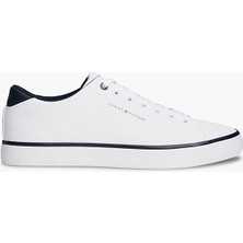 Tommy Hilfiger Tommy Hılfıger Erkek Marka Logolu Günlük Kullanıma Uygun Beyaz Sneaker FM0FM05739 Ybs