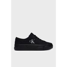 Calvin Klein Calvın Kleın Kadın Marka Logolu Günlük Kullanıma Uygun Siyah Sneaker YW0YW01763 0gj