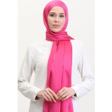 Sefa Merve Jan Jan Şifon Şal 70239-21 Fuşya