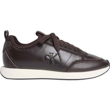 Calvin Klein Calvın Kleın Kadın Marka Logolu Günlük Kullanıma Uygun Bordo Sneaker HW0HW03118 Vh2
