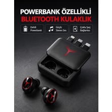 Teknoparkx Powerbank Özellikli Bluetooth Kablosuz Kulaklık – Dokunmatik Kontrol, Uzun Pil Ömrü, Ergonomik