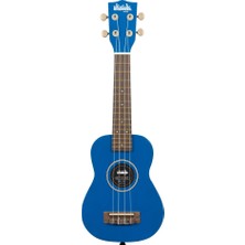 Kala Ukadelic Soprano Ukulele (Blue Ink)