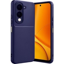 Renas Store Vivo Y29S Auto Focus Karbon Kapak - Lacivert