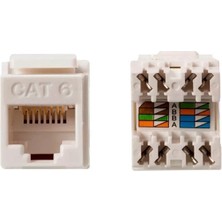 Renas Store Cat6 RJ45 Keystone Jack Ağ Prizi