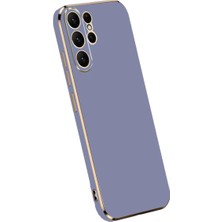 Renas Store Samsung Galaxy S25 Ultra Kılıf Volet Silikon - Mavi