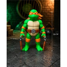 Vrd Chloe 18 cm Ninja Kaplumbağalar Michelangelo Figürü - 3D Baskı Koleksiyonluk Dekoratif Oyuncak