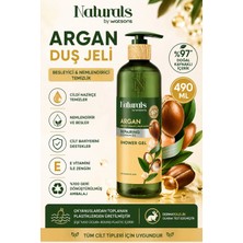 Naturals By Watsons Yoğun Besleyici & Nemlendirici: Argan Duş Jeli 490 ml - Kuru Cilt Bakımı