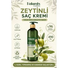 Naturals By Watsons Yoğun Onarıcı & Nemlendirici: Zeytinyağlı Saç Kremi 490 ml - Kuru Saçlar
