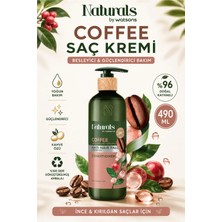 Naturals By Watsons Güçlendirici & Dökülme Karşıtı: Kahveli Saç Kremi 490 ml - Ince Saç Bakımı