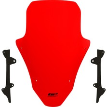 Gp Kompozit Honda Pcx 125 2025-2026 Uyumlu Ön Cam Kırmızı 60 cm