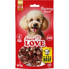 Euro Dog Aconcept Snack Love Köpek Ödül ve Eğitim Dana-Morina Küp Şekil Kesimli 12 mm Küp 70 gr