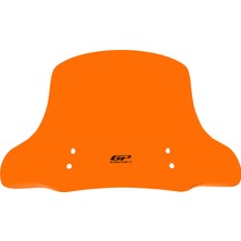Gp Kompozit Vespa Gtv 300 2024 Uyumlu Ön Cam Turuncu 42 cm