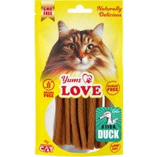 EuroCat Aconcept Yums Love  Ödülü Çubuk Ördekli 10 cm 50 gr