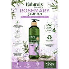 Naturals By Watsons Dökülme Karşıtı & Canlandırıcı: Biberiye Şampuanı 490 ml - Saç Kökü Bakımı