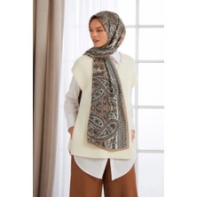 Lesscarves Desenli Pamuk Ipek Şal LS2301