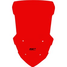 Gp Kompozit Yamaha Nmax 125 / 155 2021-2024 Uyumlu Ön Cam Kırmızı 60 cm