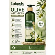 Naturals By Watsons Yoğun Nem & Esneklik: Zeytinyağlı Vücut Losyonu 490 ml - Kuru Cilt Bakımı