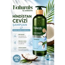 Naturals By Watsons Yoğun Onarıcı & Parlaklık: Hindistan Cevizli Şampuan 490 ml - Nem Bakımı