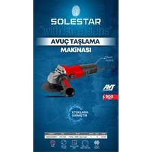 Solestar STR-1946 Devirli Avuç Içi Taşlama 1000 W