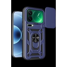 Royaleks Xiaomi Mi 17 Pro Pars Lens Yüzüklü Silikon - Lacivert