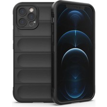 Royaleks Apple Iphone 12 Pro Kılıf Optimum Silikon - Siyah