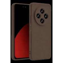 Royaleks Xiaomi Redmi 14C Kılıf First Silikon - Kahverengi