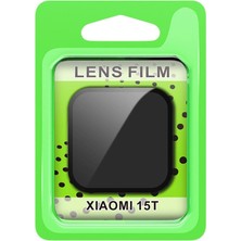 Royaleks Xiaomi Mi 15T Raze Metal Kamera Lens - Siyah