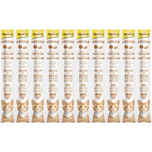 Gimcat Sticks Hindili ve Tavşanlı Tahılsız Kedi Ödül Çubuğu 10X5 gr