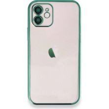 Royaleks Apple Iphone 11 Kılıf Razer Lensli Silikon - Yeşil