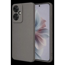 Royaleks Oppo Reno 11F Kılıf First Silikon - Gri