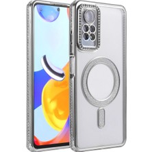 Royaleks Xiaomi Redmi Note 12 Pro 4g Joke Simli Magneticsafe Kılıf - Gümüş