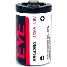 Royaleks Eve ER14250 1/2AA Size 3.6V 1200 Mah Şarjsız Li-Socl2 Lithium Pil