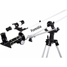 Forestia F900 x 60 Profesyonel Mercekli Uzay Teleskopu - 900MM Odak Uzaklığı Beyaz Renk Gözlem Teleskop